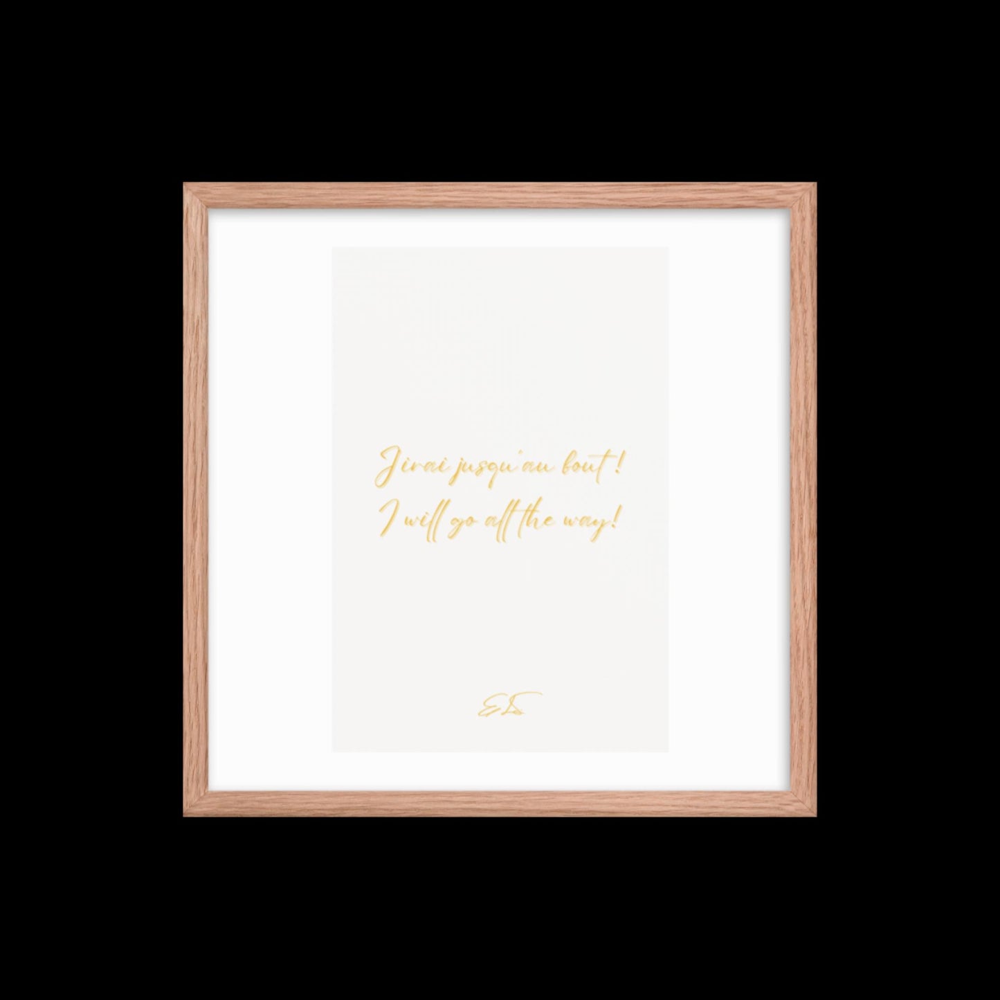 Tableau "Au bout"